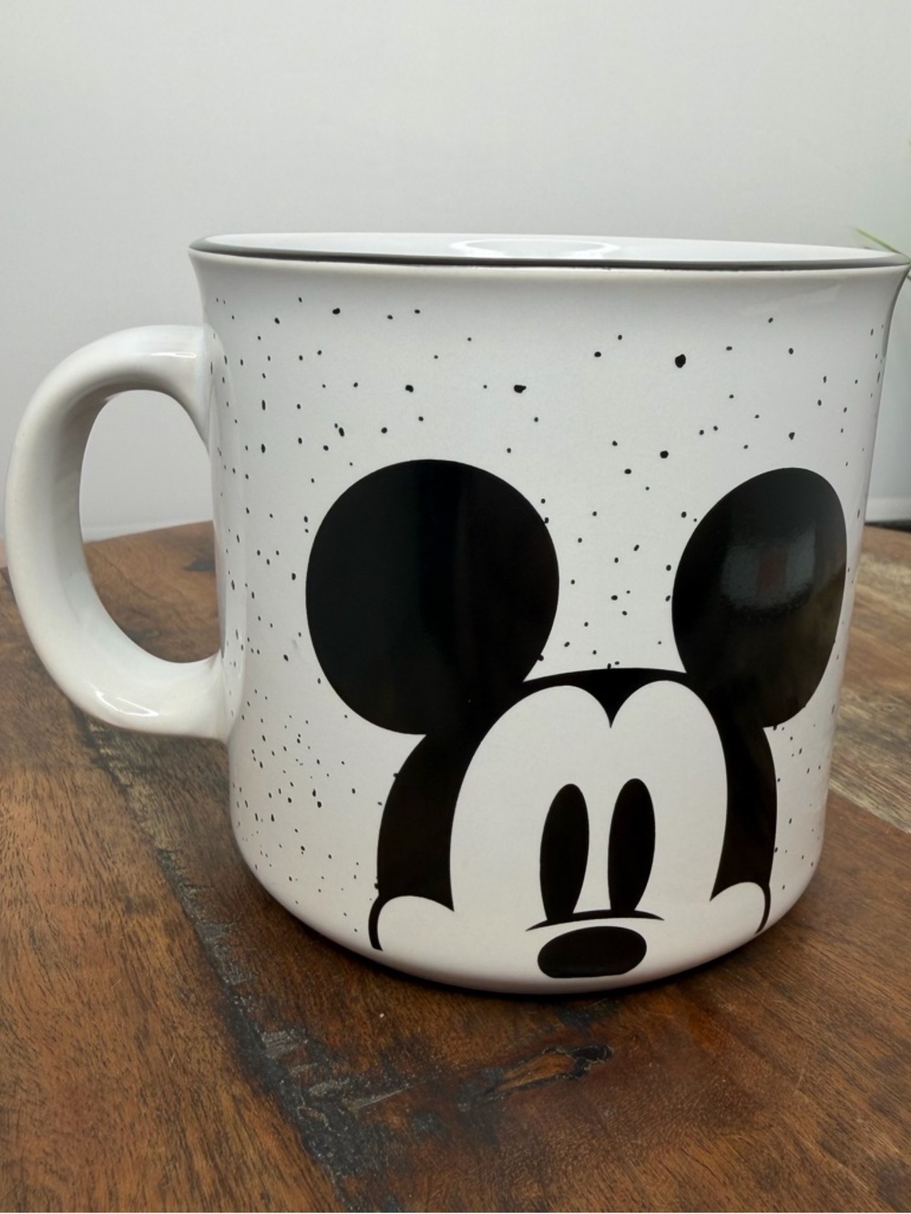 White and Black Mickey Mouse Ceramic Coffee Mug 20oz